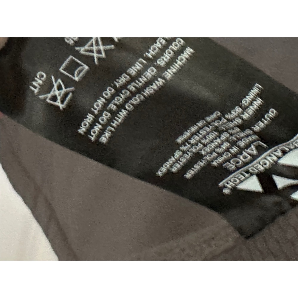 Balanced Tech Softshell Jacket Mens Large Gray Performance Water Resistant - Picture 14 of 14